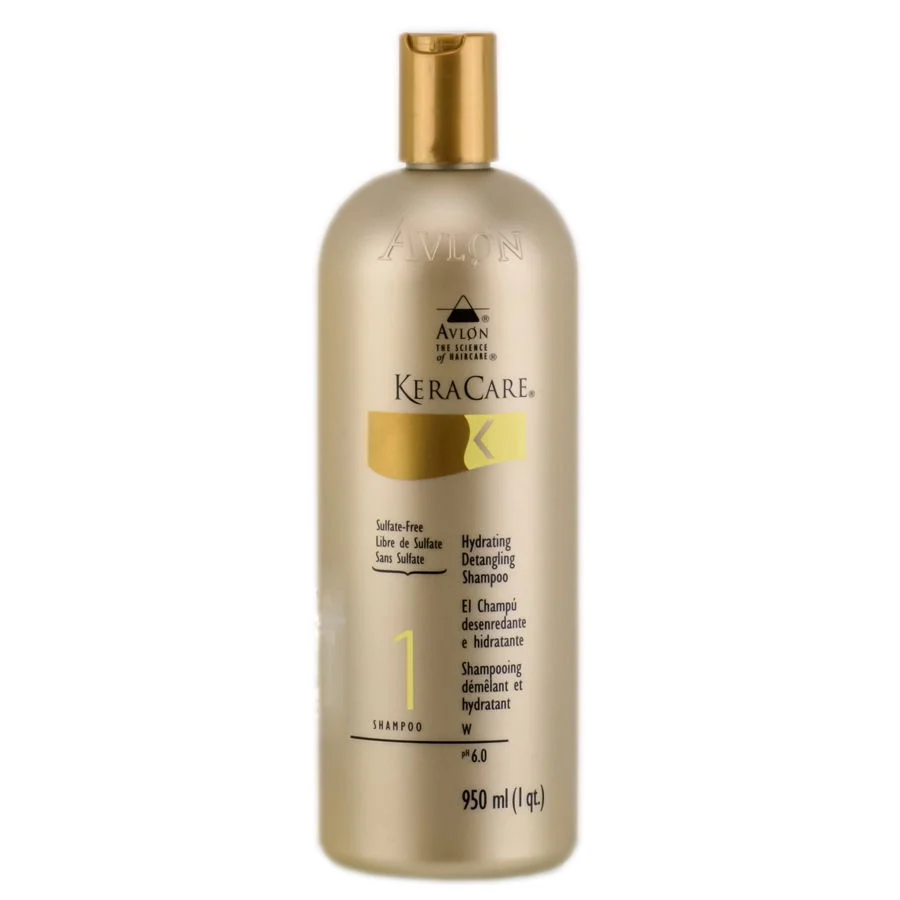 Avlon KeraCare Hydrating Detangling Shampoo (Sulfate-Free Formula) - 32 oz