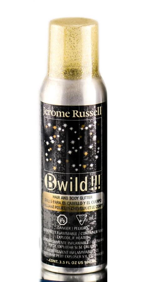Bwild Temporary Hair Color Spray - Gold Silver - 3.5 oz