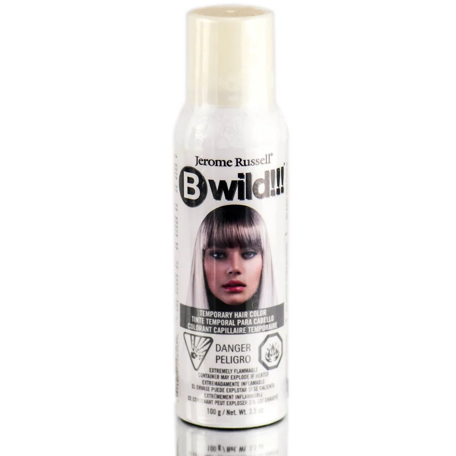 Bwild Temporary Hair Color Spray - Serbian White - 3.5 oz