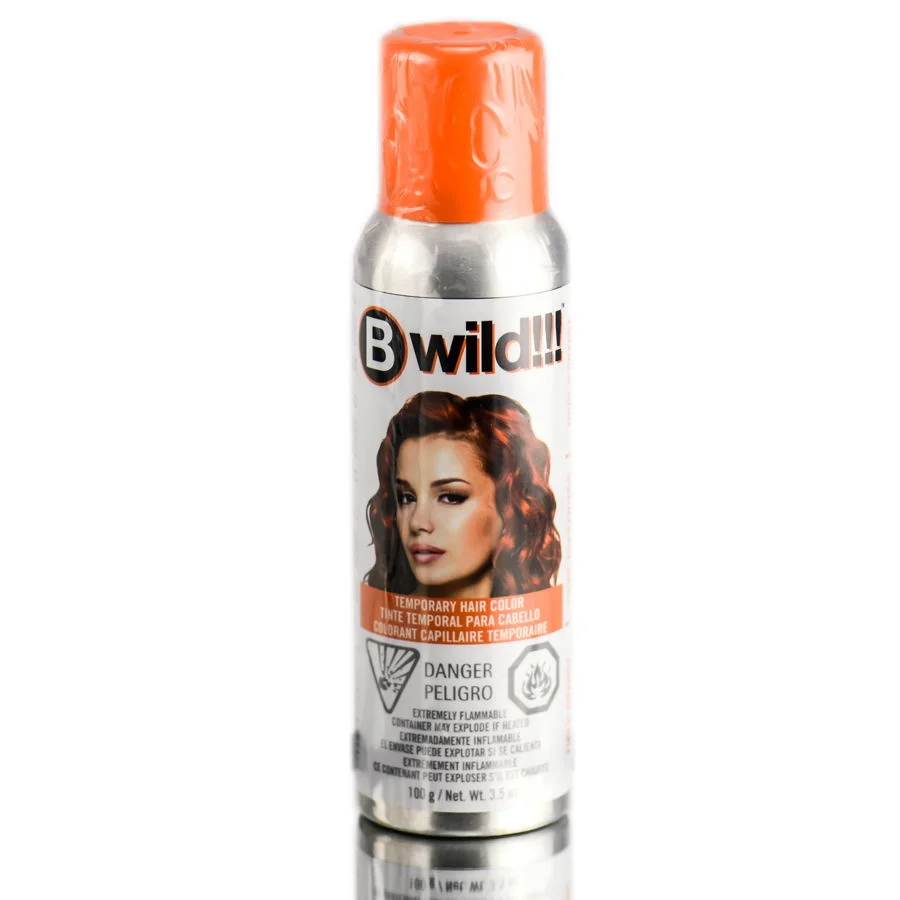 Bwild Temporary Hair Color Spray - Tiger Orange - 3.5 oz