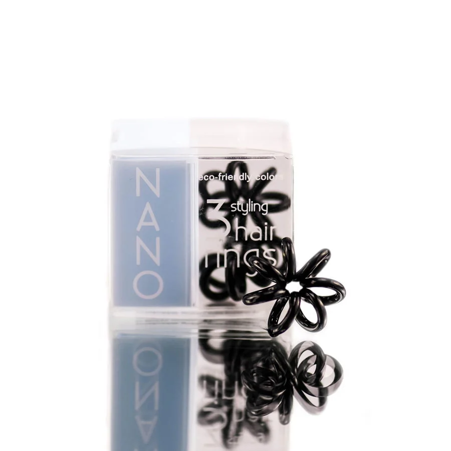 The Traceless Hair Ring - 'Nano' - Option : True Black
