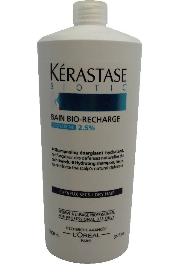 Biotic Bain Bio-Recharge Shampoo for Dry Hair - Size : 34 oz / liter
