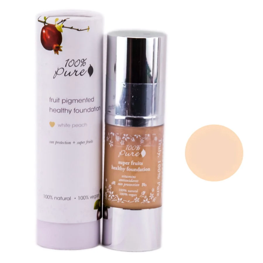 Fruit Pigmented Healthy Foundation - Color : White Peach