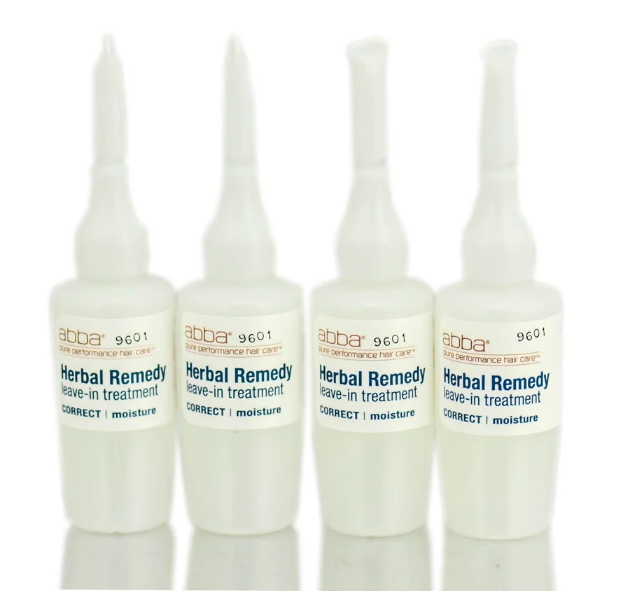 Herbal Remedy Moisture Leave-in Treatment for dry hair and scalp - Size : 4 vials x 0.5 oz