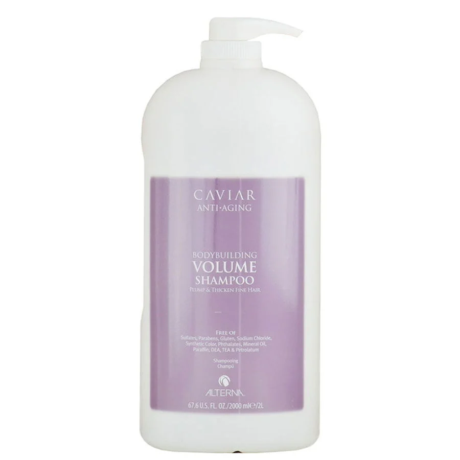 Caviar Anti-Aging Bodybuilding Volume Shampoo - Sulfate-Free - Size : 67.6 oz / half gallon