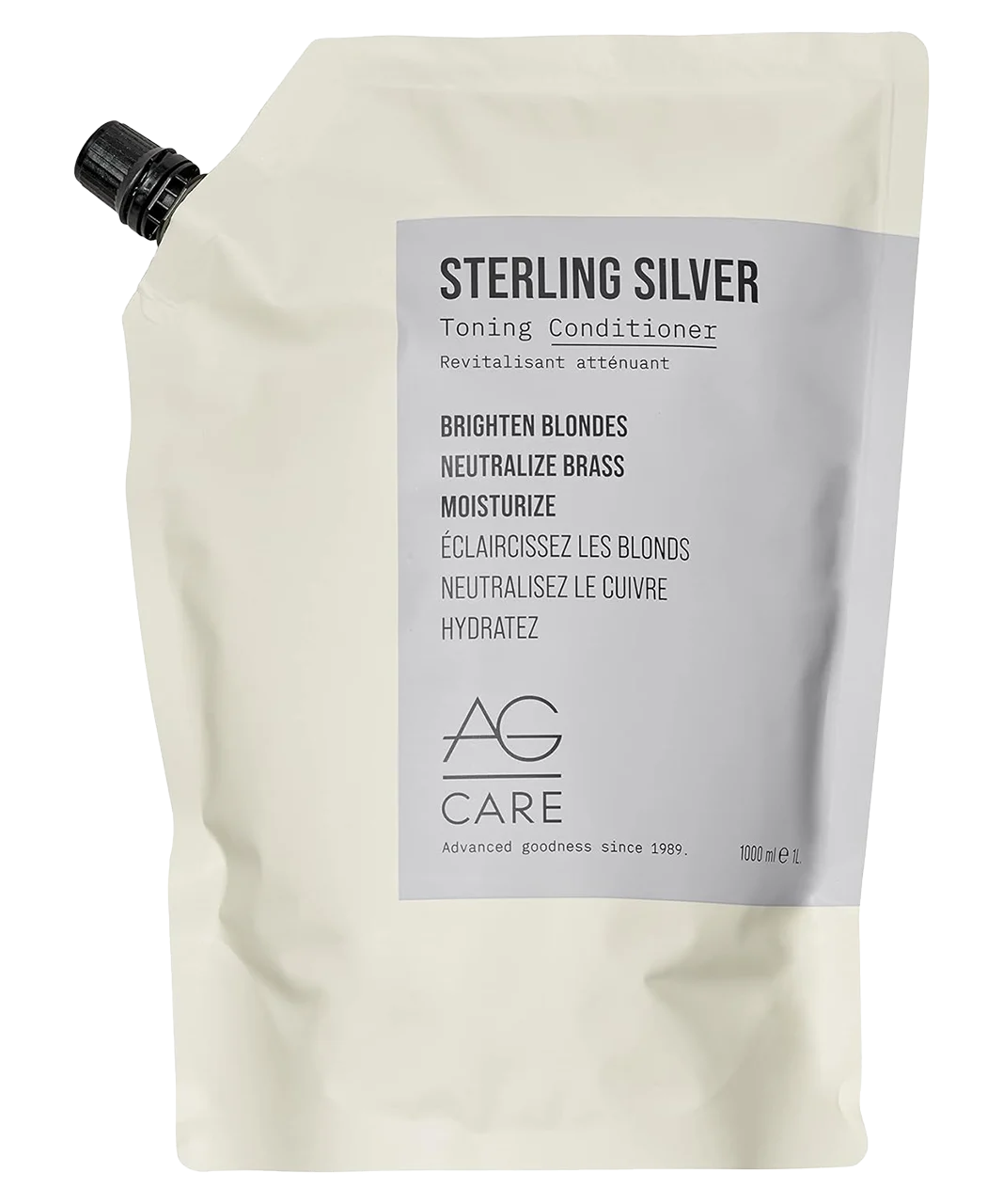 AG Sterling Silver Toning Conditioner - 33.8 oz Refill