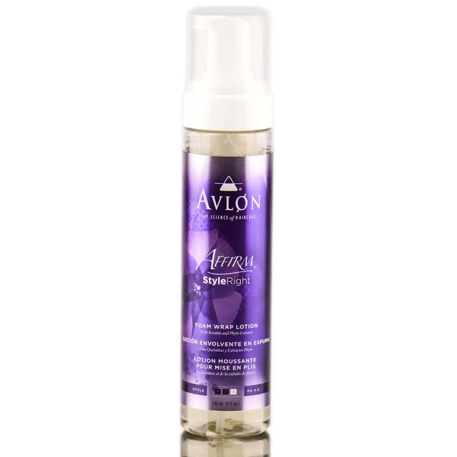 Avlon Affirm Style Right Foam Wrap Lotion - Size : 8 oz