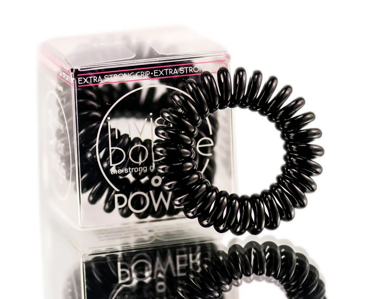 'Power' Hair Ring - True Black