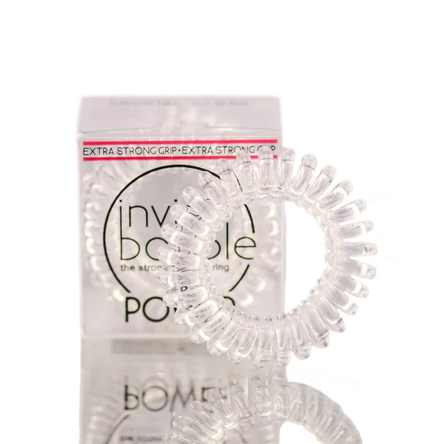 'Power' Hair Ring - Clear