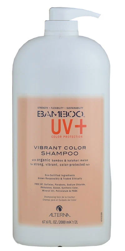 Bamboo UV+ Color Protection Vibrant Color Shampoo - Size : 67.6 oz / half gallon
