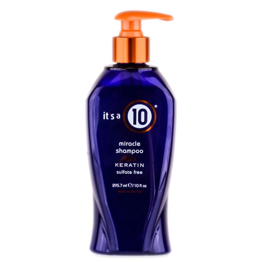 Miracle Shampoo Plus Keratin - 10 oz