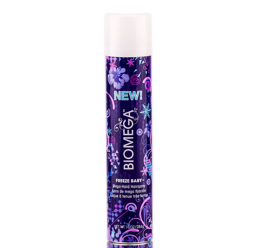 Biomega Freeze Baby Mega-Hold Hair Spray - 10 oz