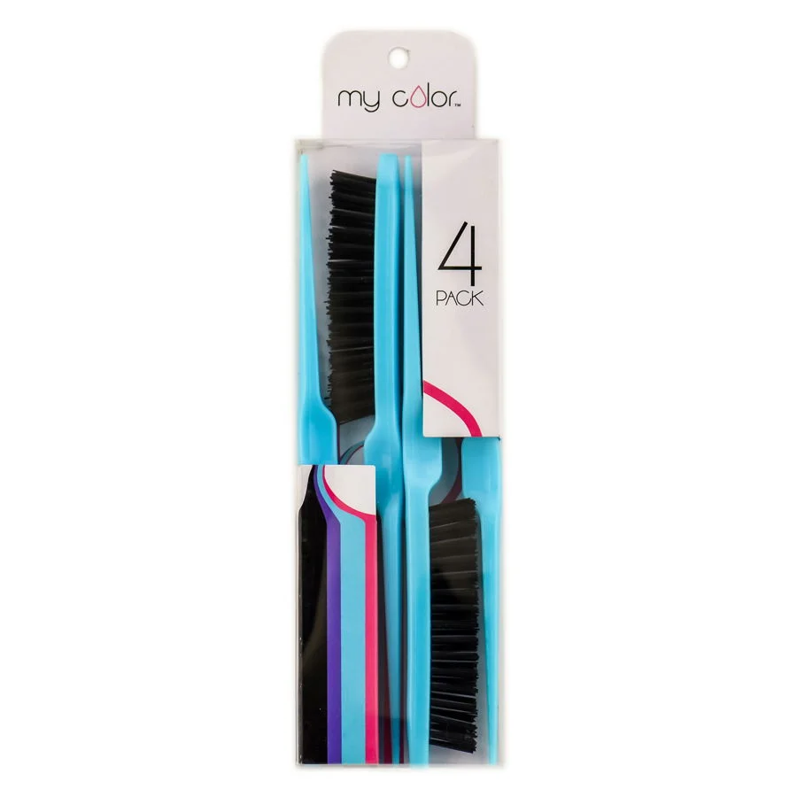 My Color Teasing Brush - Color : Blue - 4 Pack