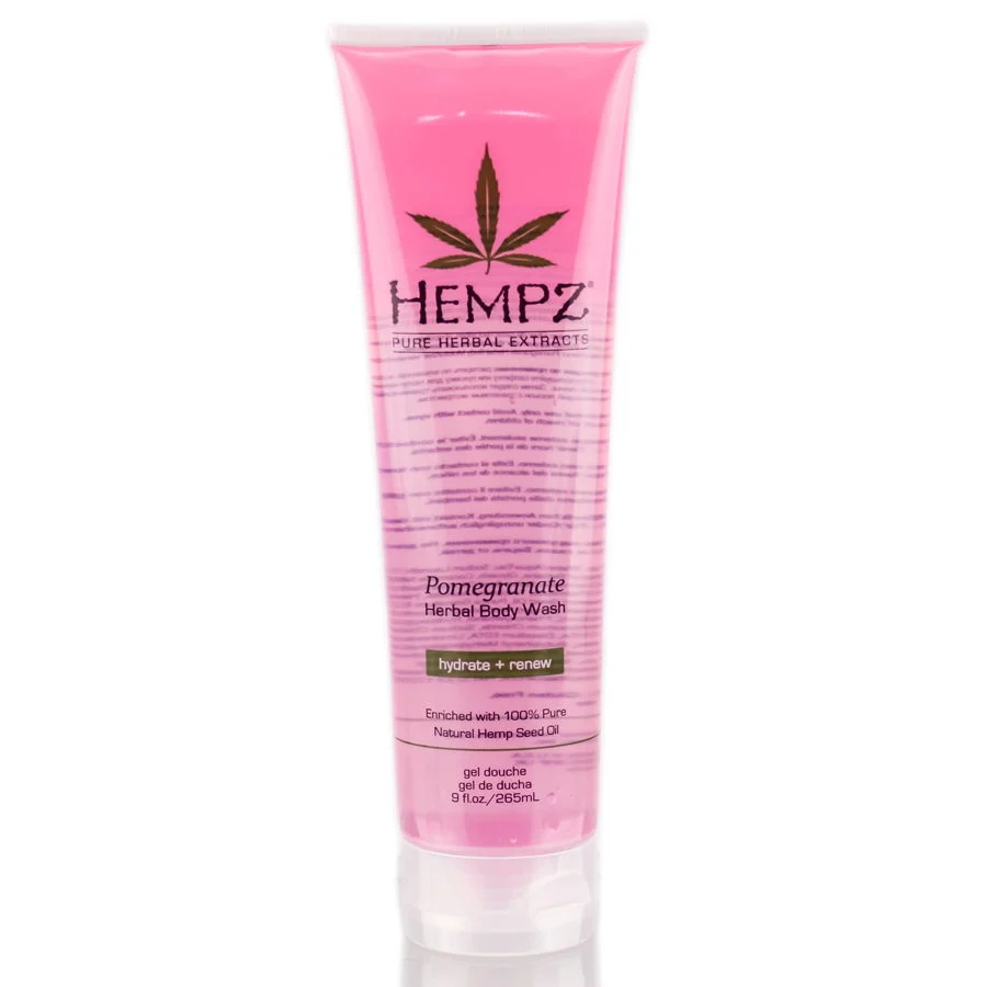 Hempz Pomegranate Herbal Body Wash Hydrate + Renew - Size : 9 oz