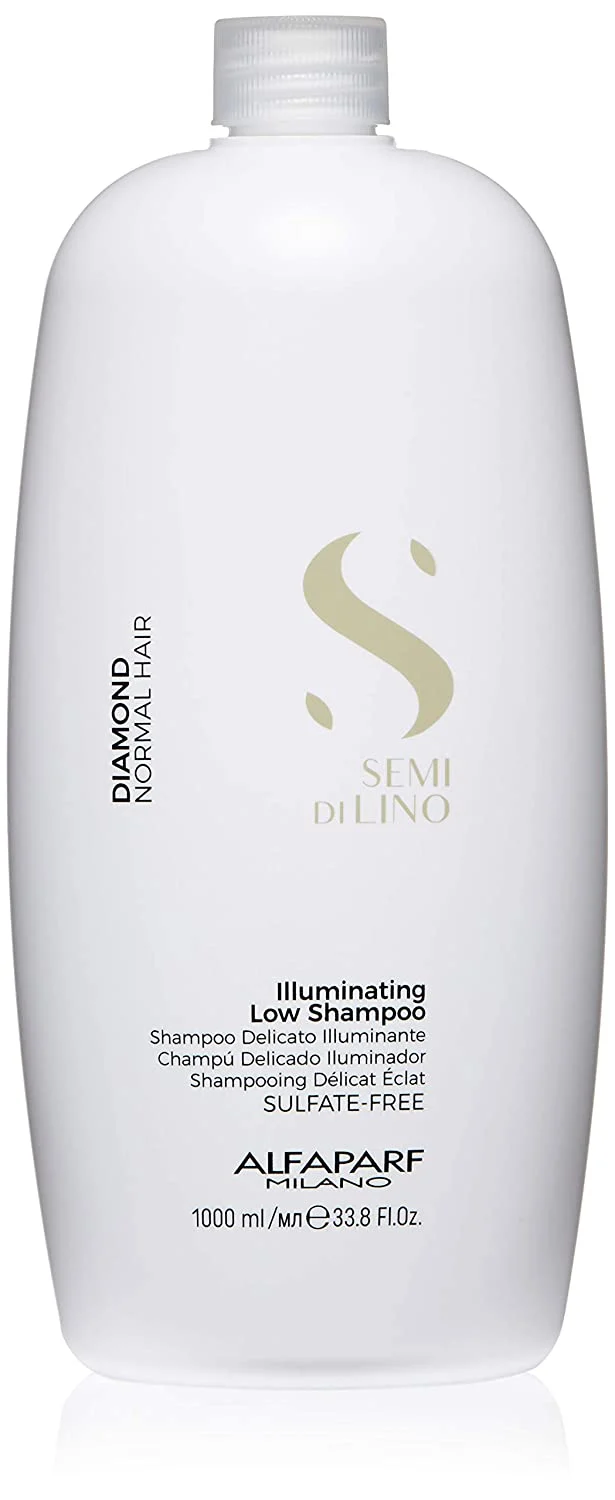 Alfaparf Semi Di Lino DIAMOND NORMAL HAIR Diamante Illuminating LOW Shampoo - Size : 33 oz / liter