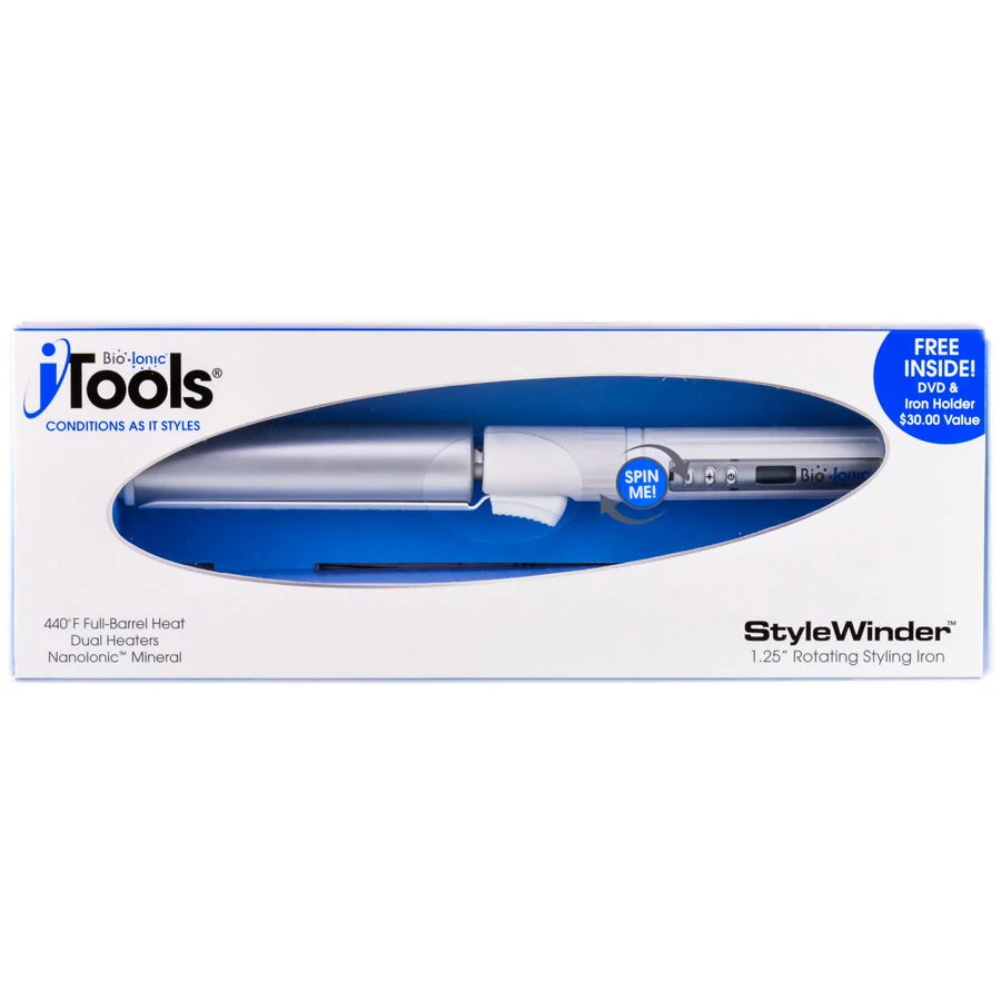 iTools Style Winder Rotating Styling Iron - Size : 1.25" / Model # SW-1.25