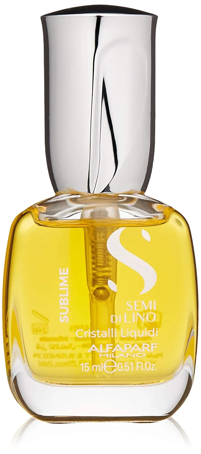 Semi Di Lino Sublime Cristalli Liquidi Smoothing Hair Serum - Superior Finishing Hair Oil Treatment - Provides Brilliant Shine and Protection - Professional Salon Quality - Size : 0.54 oz