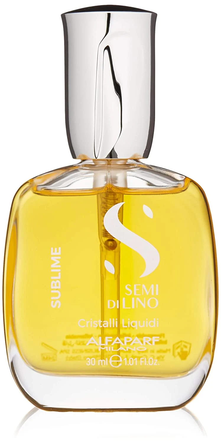 Semi Di Lino Sublime Cristalli Liquidi Smoothing Hair Serum - Superior Finishing Hair Oil Treatment - Provides Brilliant Shine and Protection - Professional Salon Quality - Size : 1.01 oz