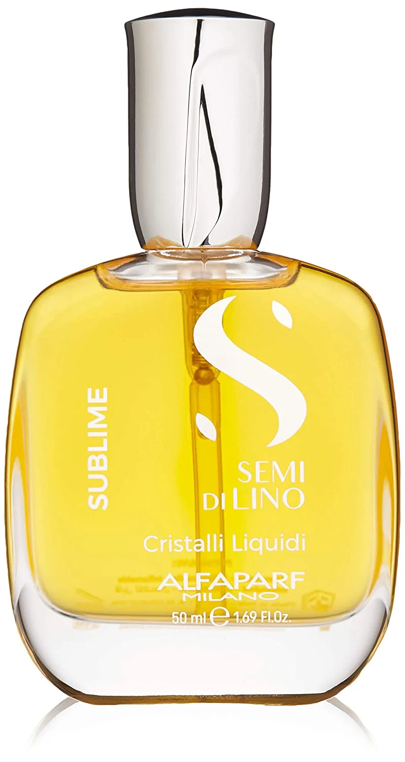 Semi Di Lino Sublime Cristalli Liquidi Smoothing Hair Serum - Superior Finishing Hair Oil Treatment - Provides Brilliant Shine and Protection - Professional Salon Quality - Size : 1.69 oz