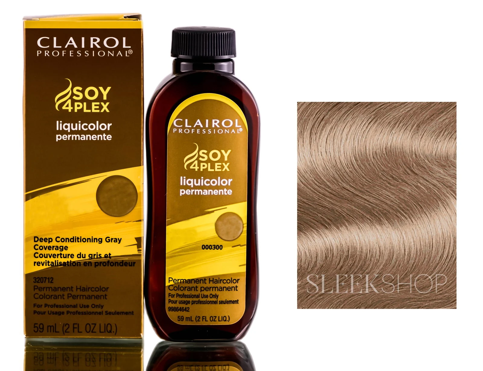 Liquicolor Permanente Liquid Permanent Hair Color Dye - 7AA / 34D - Hazy Mist