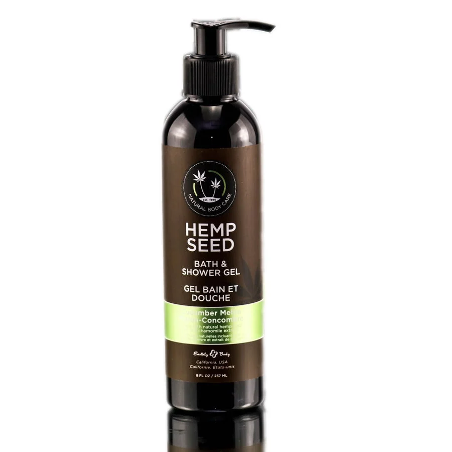 Earthly Body Hemp Seed Bath & Shower Gel - Option : Cucumber Melon - 8oz