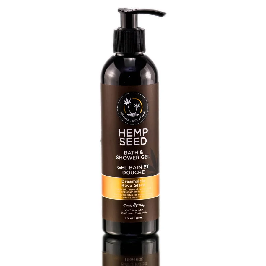 Earthly Body Hemp Seed Bath & Shower Gel - Option : Dreamsicle - 8oz