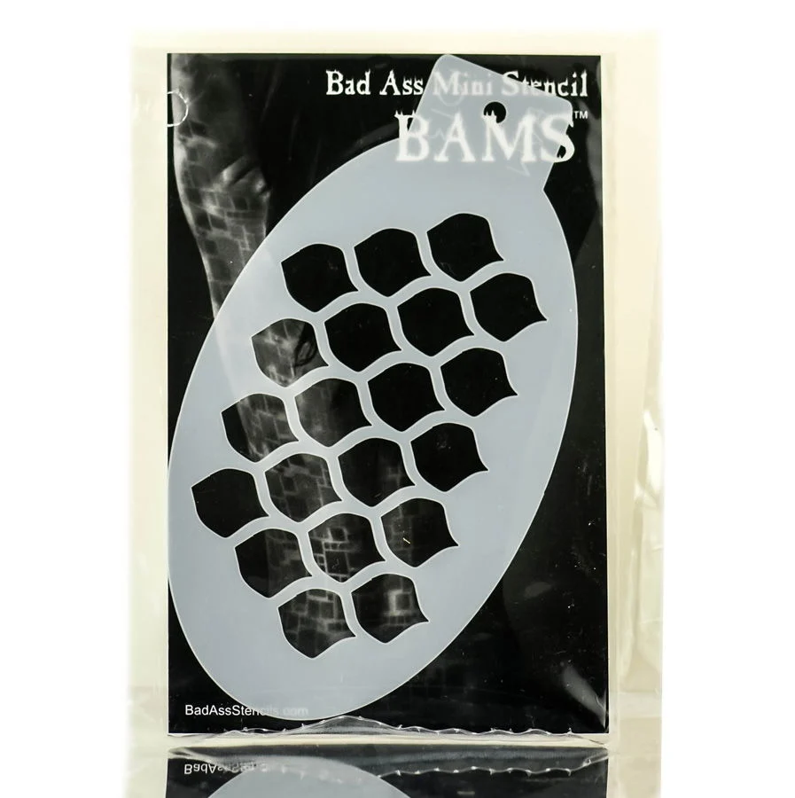 Graftobian Make-up Badass Mini Stencil - Option : Scales