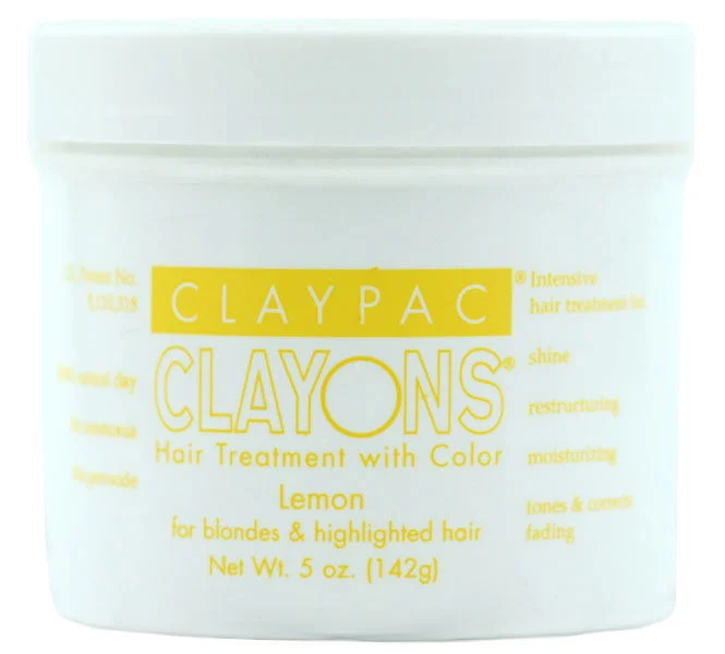 ClayPac ClayOns Hair Treatment with Color - Lemon - 5 oz