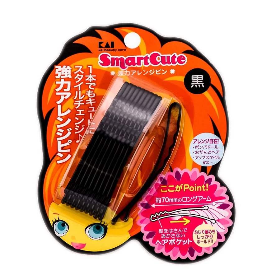 Smart Cute Powerful Arrange Hair Pins - Option : Black Pins #HC 0372