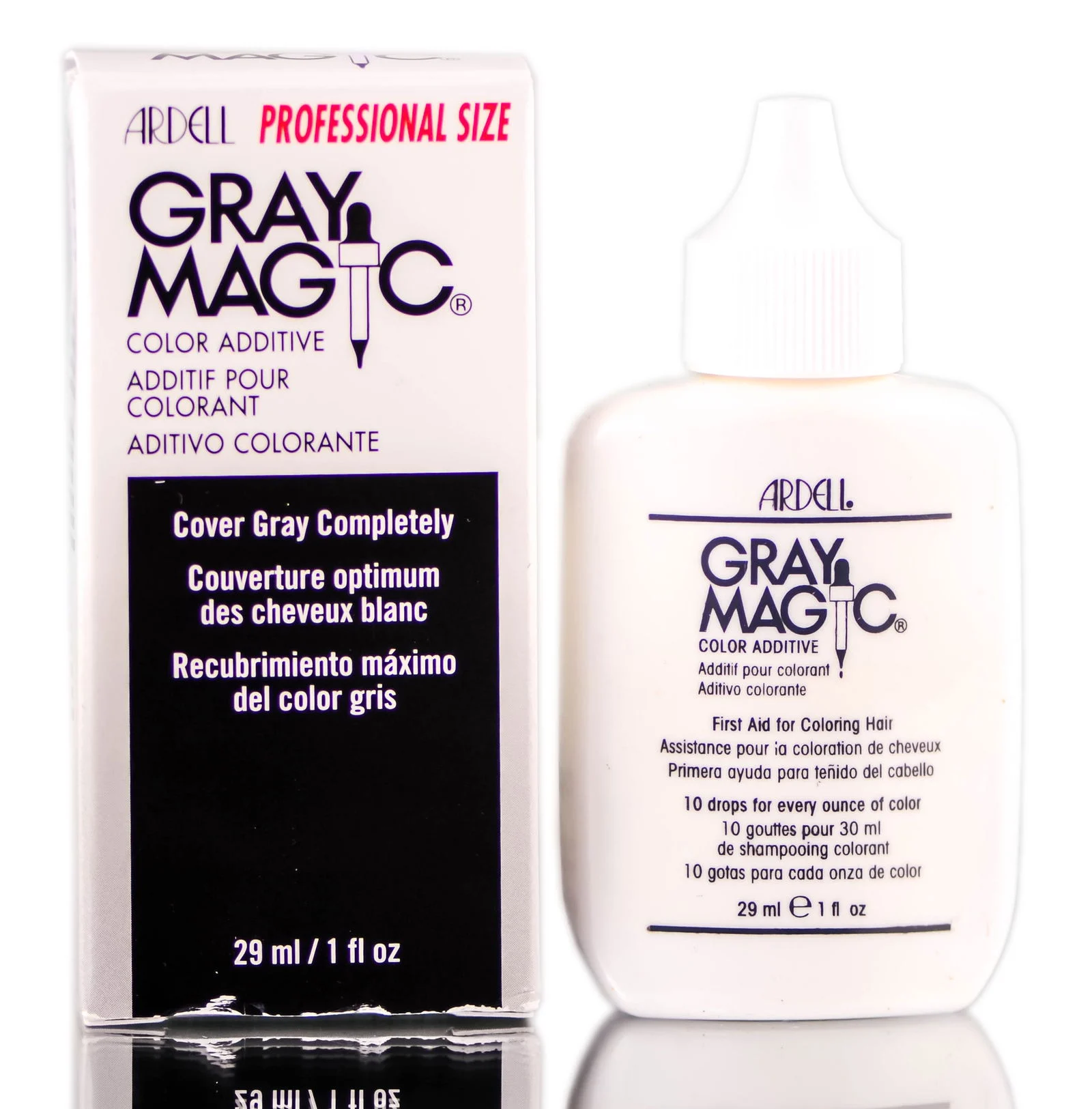 Ardell Gray Magic Color Additive - cover gray completely - 1 oz