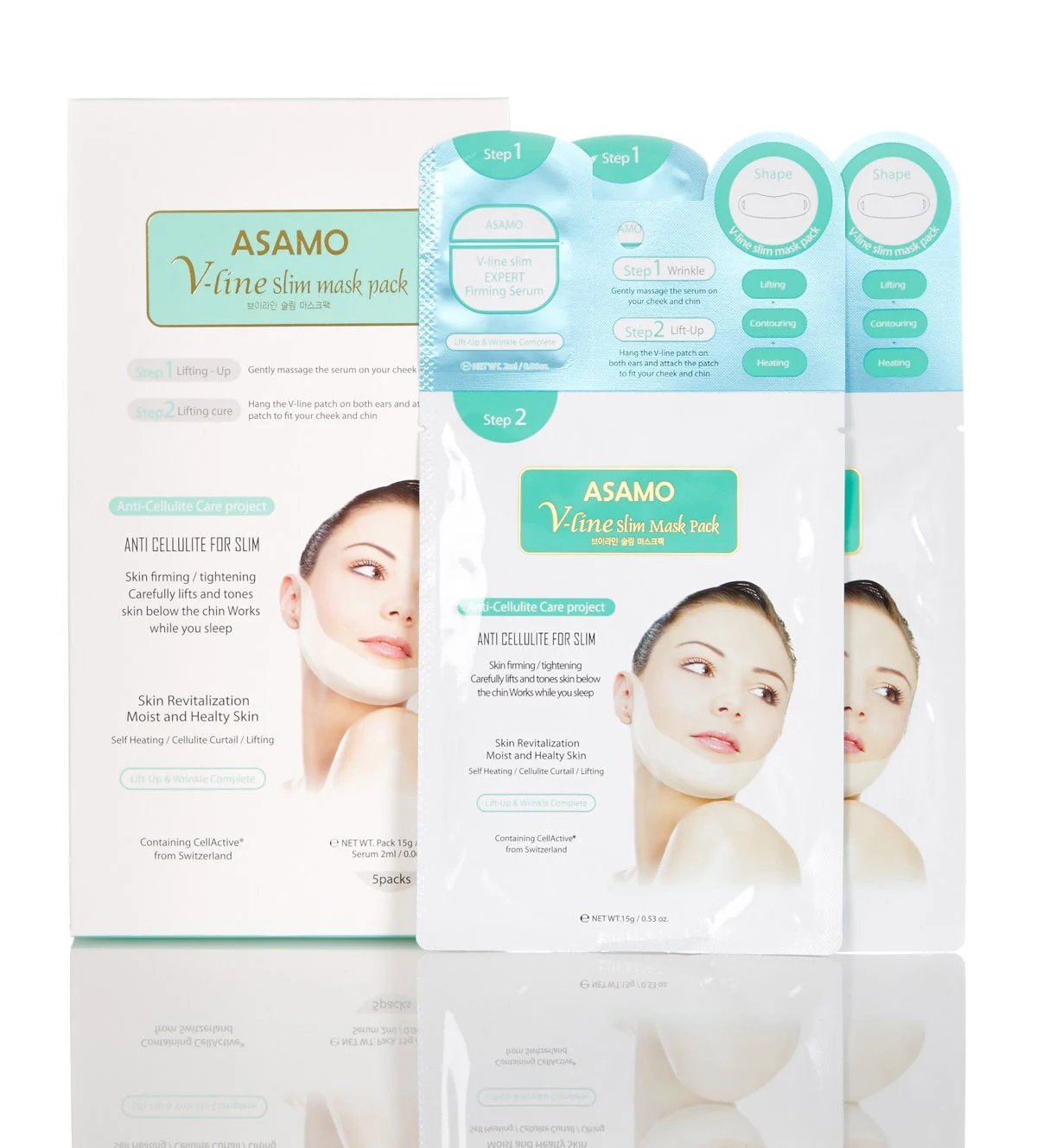 V-Line Slim Mask Pack - Option : 5 Pc