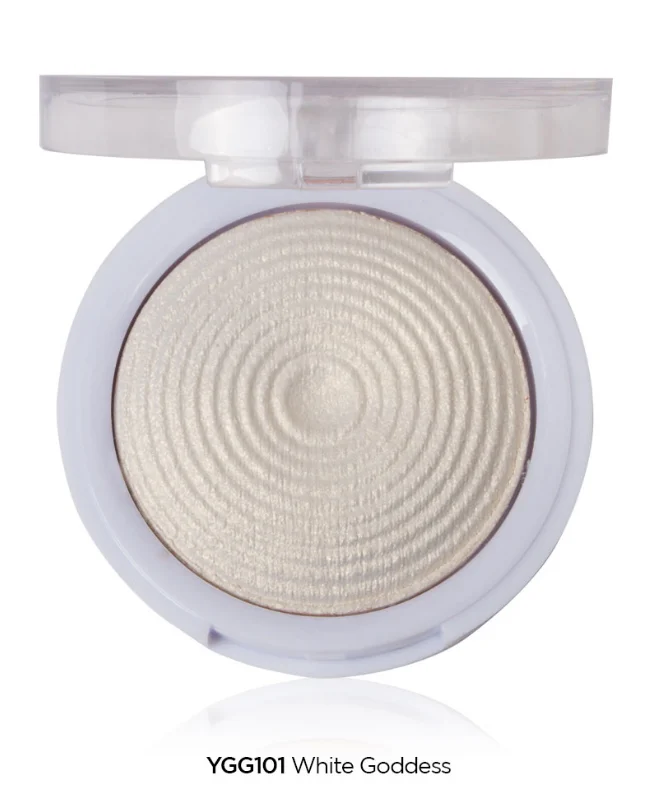 J Cat You Glow Girl Baked Highlighter - Option : White Goddess