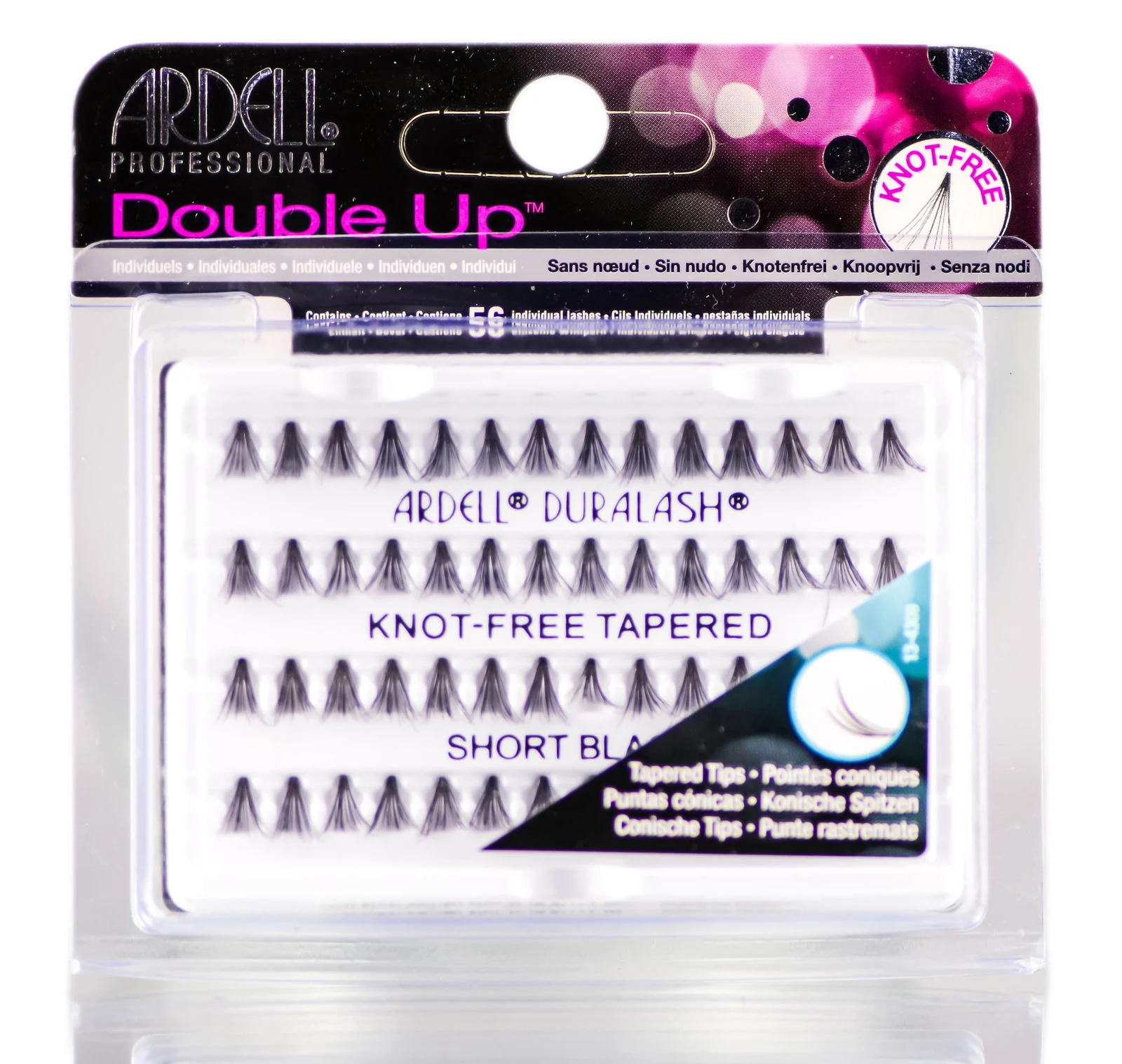 Ardell Knot-Free Tapered Double Up Lashes - Short Black