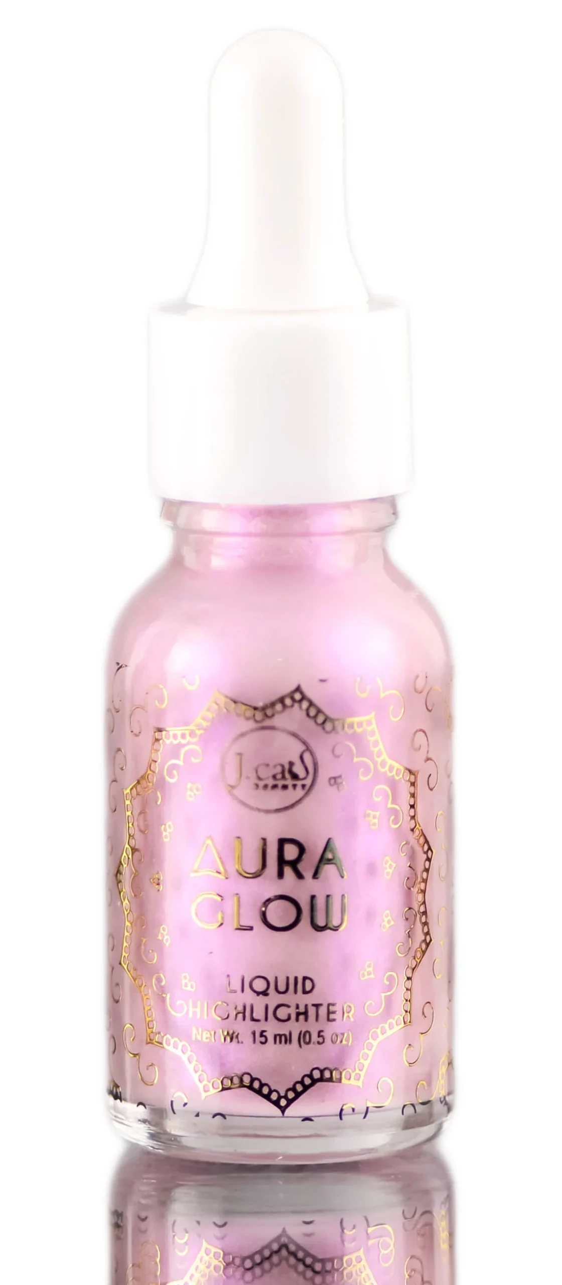 J Cat Aura Glow Liquid Highlighter - Bella Rose