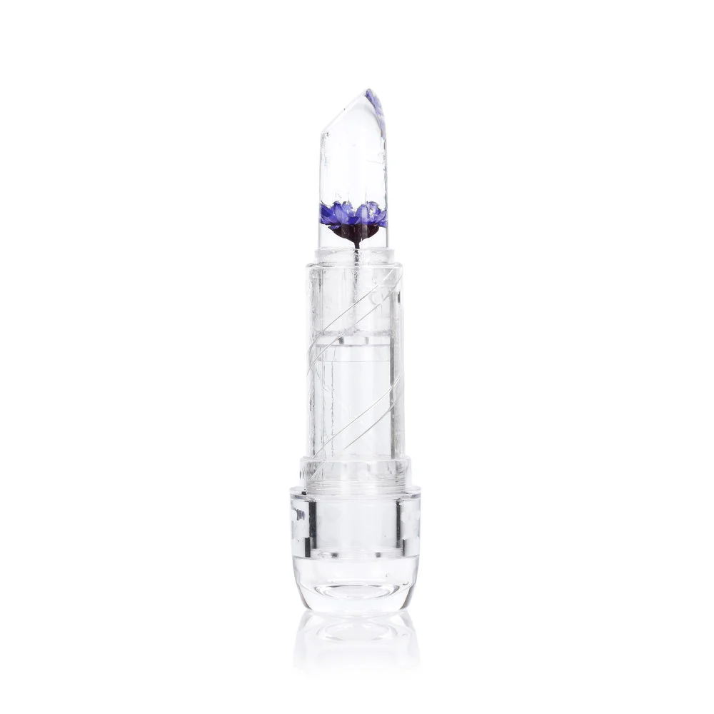 Blossom Crystal Lip Balm - Purple Flower