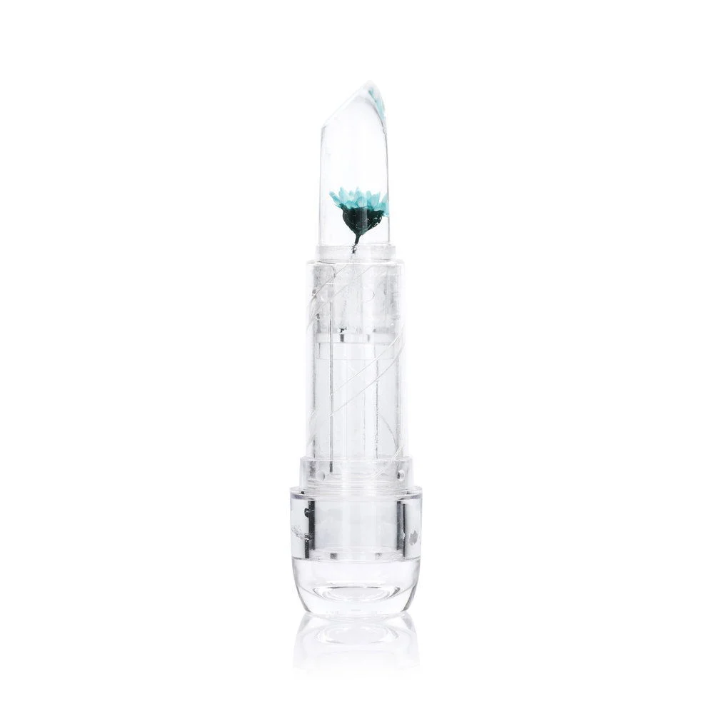 Blossom Crystal Lip Balm - Turquoise Flower