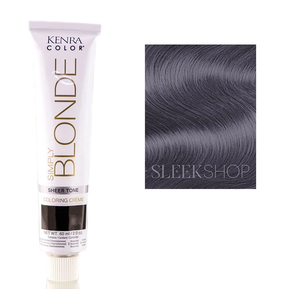 Color Simply Blonde Sheer Tone Coloring Creme - Steel