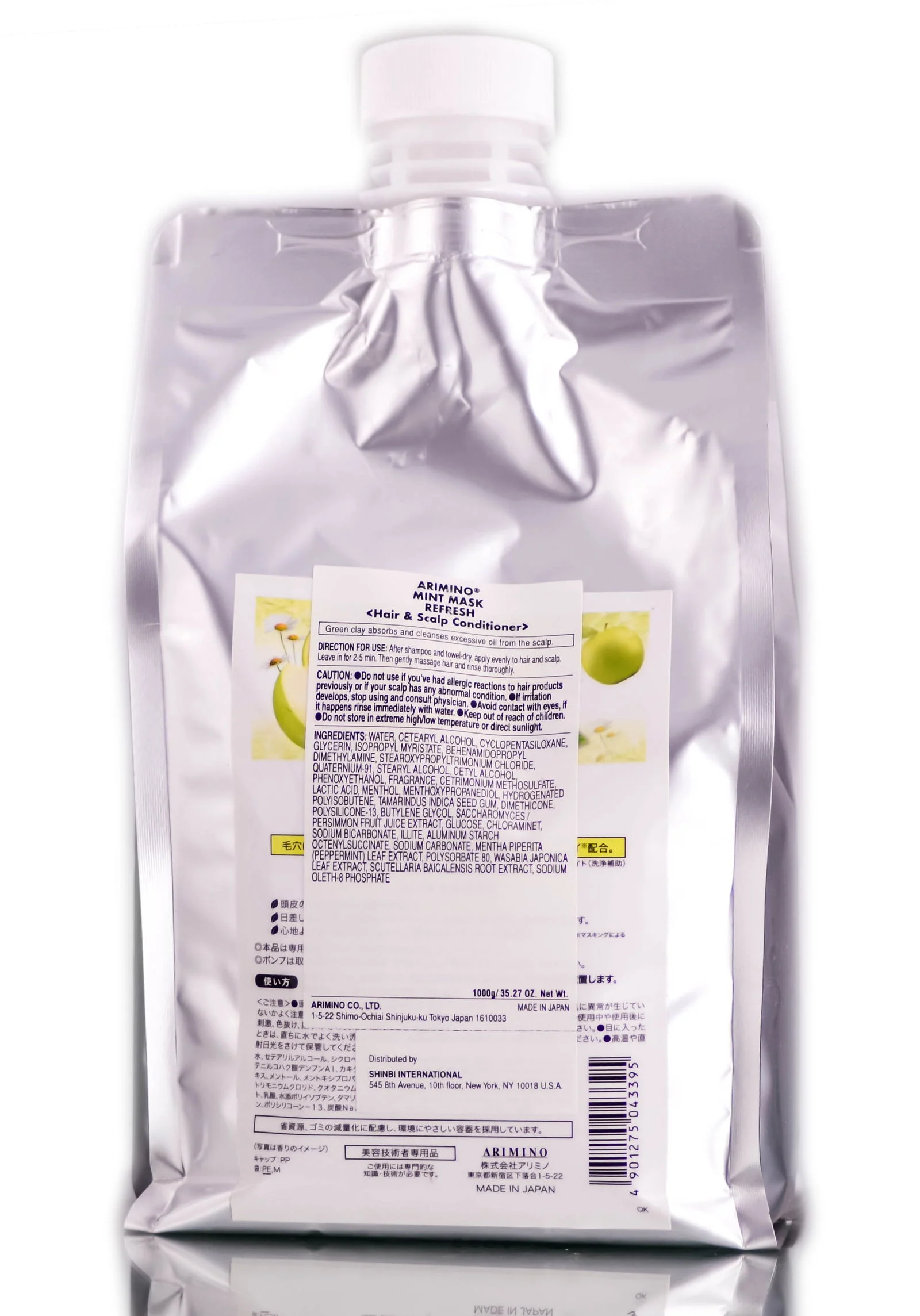 Mint Refresh Apple Tea & Mint Mask - 35.27 oz