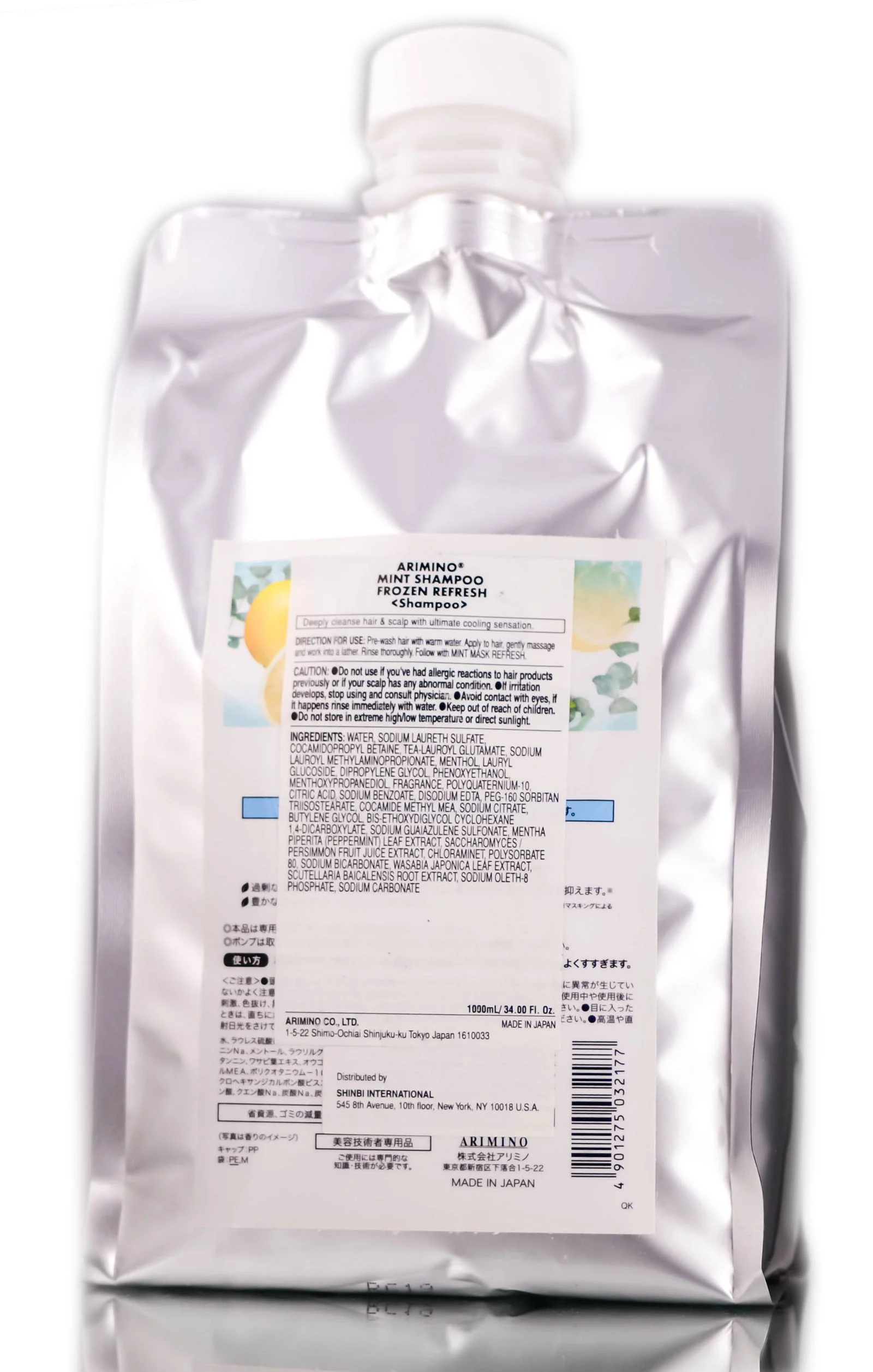 Mint Frozen Refresh Citrus & Herb Shampoo - 34 oz
