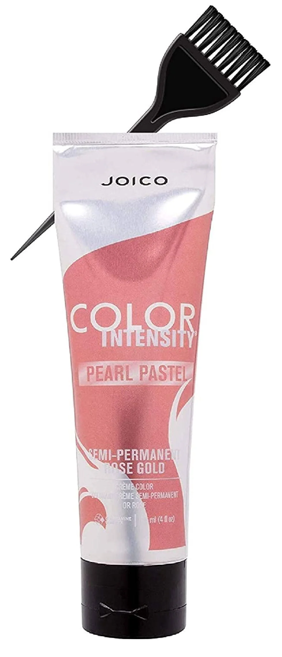 Color Intensity PEARL PASTEL Semi-Permanent Creme Hair Color Dye w/ brush - ROSE GOLD