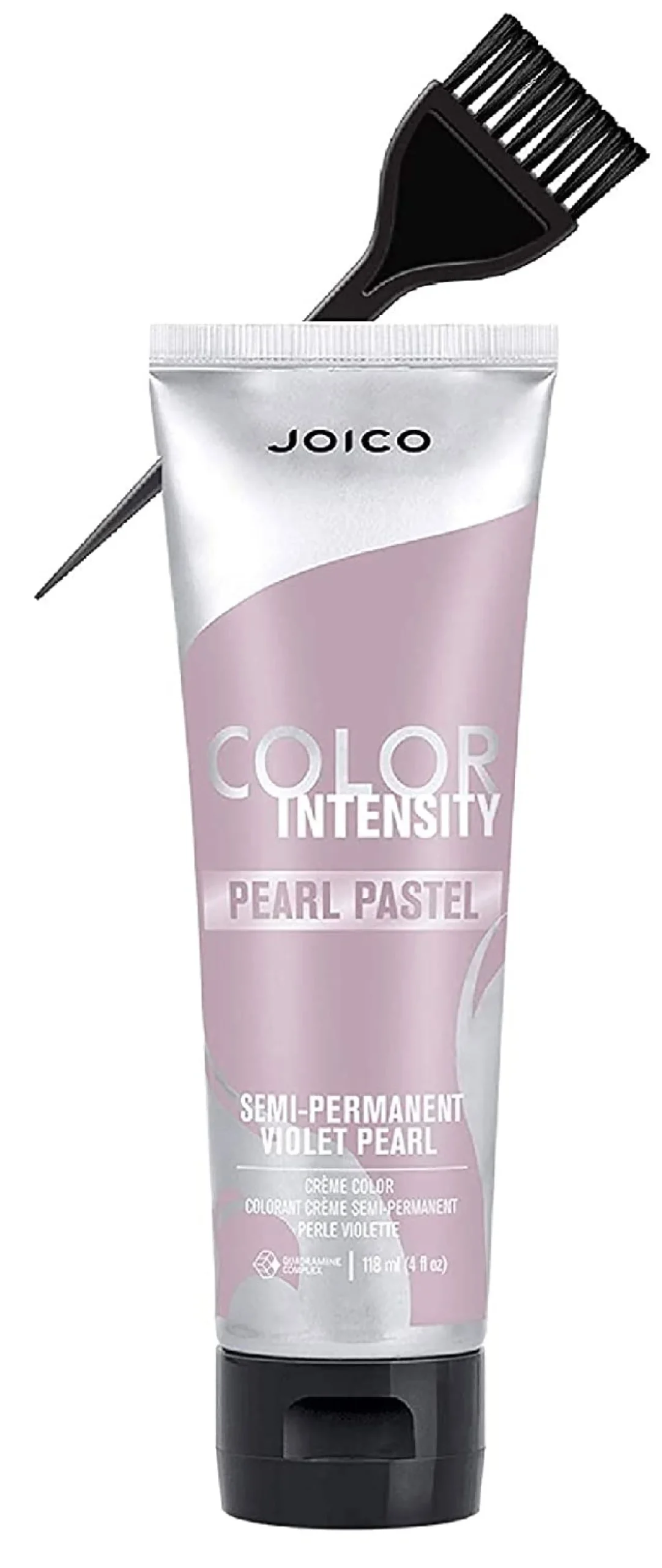 Color Intensity PEARL PASTEL Semi-Permanent Creme Hair Color Dye w/ brush - VIOLET PEARL
