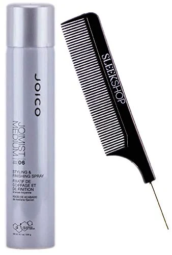 Aerosol Hair Spray, Joimist, Flip Turn, K-pak Hairsprays (w/ Sleek Comb) - MEDIUM - 9.1 oz/ 300 ml