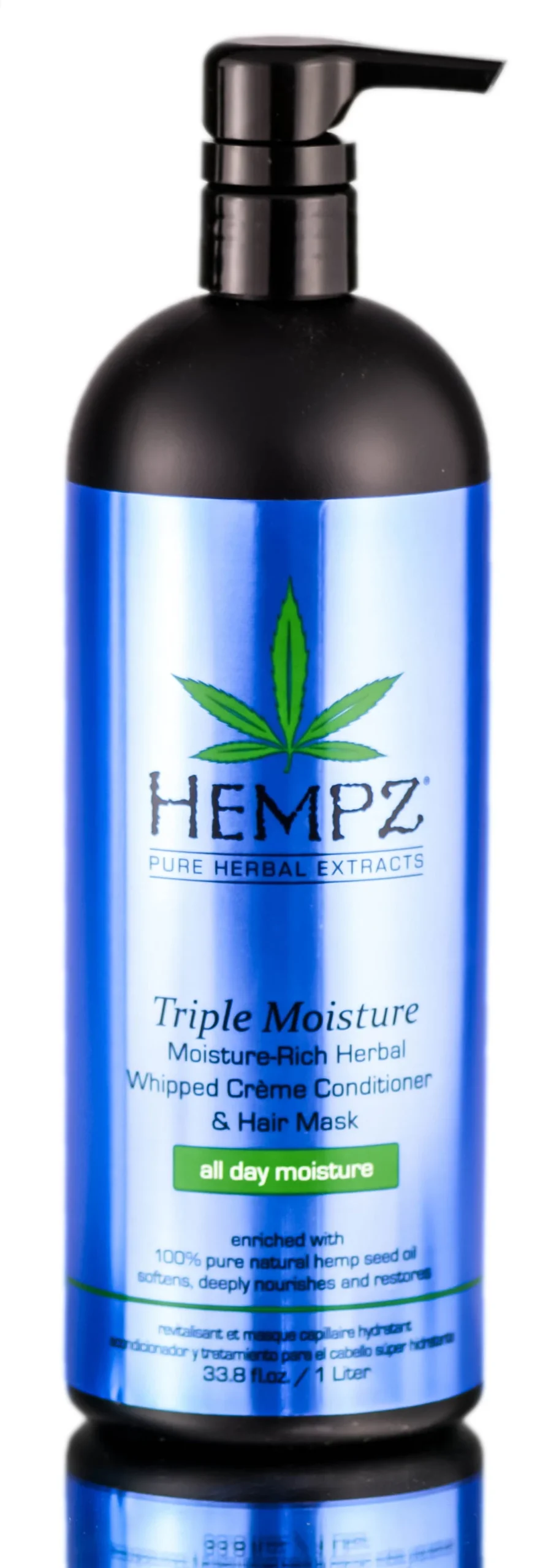 Hempz Triple Moisture Whipped Creme Conditioner & Hair Mask - 33.8 oz