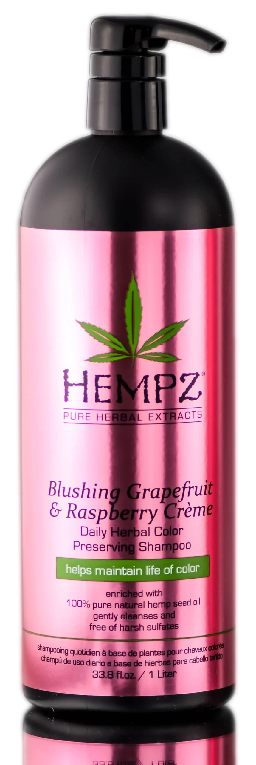 Hempz Blushing Grapefruit & Raspberry Creme Daily Herbal Shampoo - 33.8 oz