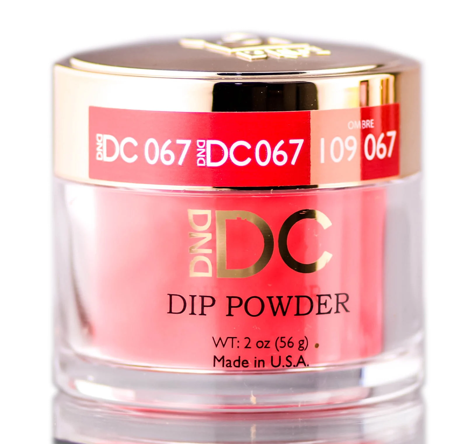Reds & Orange DIP POWDER for Nails, Daisy Dipping - Fire Engine Red (067)