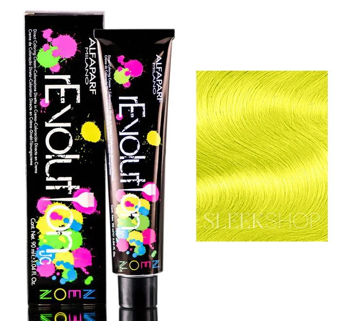 Alfaparf Revolution Neon Direct Coloring Cream - Atomic Yellow