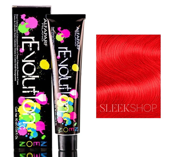 Alfaparf Revolution Neon Direct Coloring Cream - Electric Red