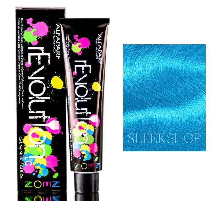 Alfaparf Revolution Neon Direct Coloring Cream - Crazy Blue