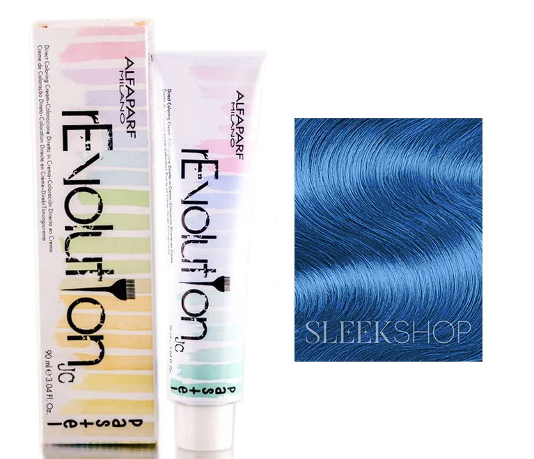 Alfaparf Revolution Pastel Direct Coloring Cream (3.04 oz) - Pastel Blue