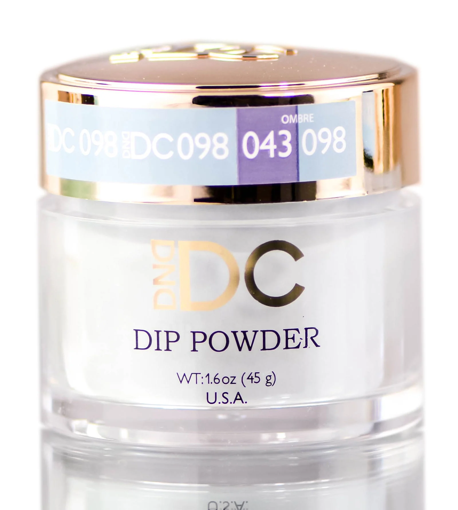 Blues & Greens DIP POWDER for Nails, Daisy Dipping - Aqua Gray (098)